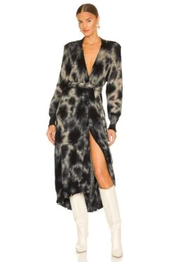 Amanda Cardigan Beige Tie Dye