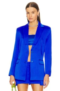 Vienna Oversized Jacket Royal Blue