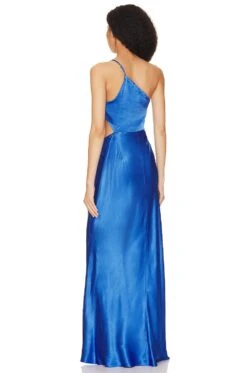 Shona Joy Oliviera Gathered Asymmetric Maxi Dress Strong Blue 7 Shona Joy Oliviera Gathered Asymmetric Maxi Dress Strong Blue -FREE PEOPLE || Nike || Steve Madden Sales Store SHON WD487 V4