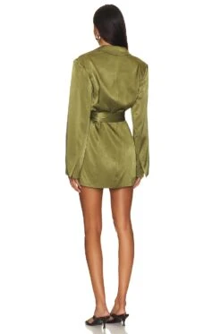 Shona Joy Arienzo Blazer Dress Green Olive -FREE PEOPLE || Nike || Steve Madden Sales Store SHON WD509 V3