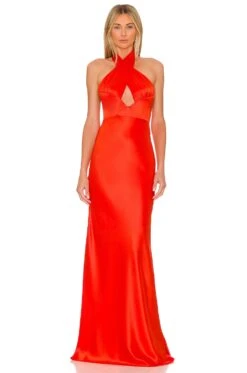 Liv Gown Fire Orange