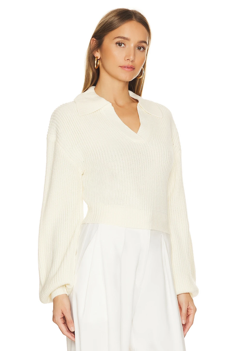 Steve Madden Abi Sweater Ivory 2 Steve Madden Abi Sweater Ivory - Image 2