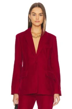 Steve Madden Harlow Blazer Medium Red