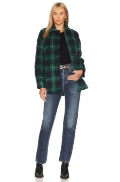 Steve Madden Belle Plaid Shacket Ponderosa Pine -FREE PEOPLE || Nike || Steve Madden Sales Store SMAD WO36 V5