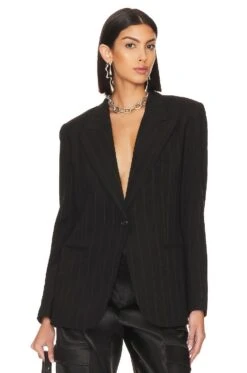 90's Blazer Black Pinstripe