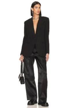 90's Blazer Black Pinstripe -FREE PEOPLE || Nike || Steve Madden Sales Store SMYT WO319 V4