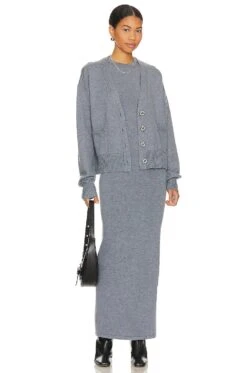 Song Of Style Sammie Cardigan Charcoal Grey -FREE PEOPLE || Nike || Steve Madden Sales Store SOSR WK75 V5