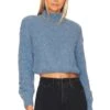 Gia Long Sleeve Sweater Blue
