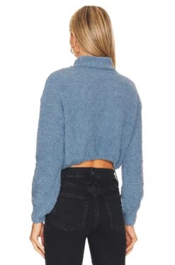 Gia Long Sleeve Sweater Blue -FREE PEOPLE || Nike || Steve Madden Sales Store SPDW WK197 V3