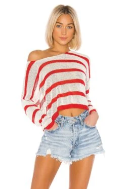 Adriana Knit Sweater White & Red 15 Adriana Knit Sweater White & Red -FREE PEOPLE || Nike || Steve Madden Sales Store SPDW WK37 V1 1