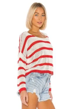 Adriana Knit Sweater White & Red 10 Adriana Knit Sweater White & Red -FREE PEOPLE || Nike || Steve Madden Sales Store SPDW WK37 V3