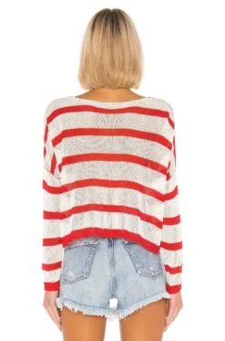 Adriana Knit Sweater White & Red 11 Adriana Knit Sweater White & Red -FREE PEOPLE || Nike || Steve Madden Sales Store SPDW WK37 V4