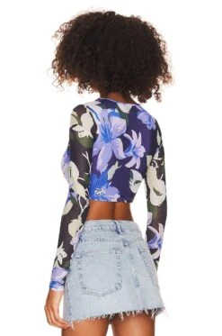 Benedita Crop Top Floral Multi 6 Benedita Crop Top Floral Multi -FREE PEOPLE || Nike || Steve Madden Sales Store SPDW WS1791 V3