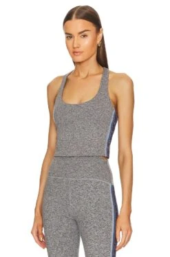 Spiritual Gangster Shakti Longline Sports Bra Heather Grey