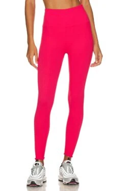 Spiritual Gangster Love Sculpt Ruffle Legging Hibiscus
