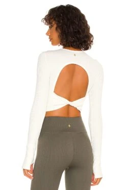 Spiritual Gangster Serene Twist Back Top Stone -FREE PEOPLE || Nike || Steve Madden Sales Store SPRG WS304 V1 1
