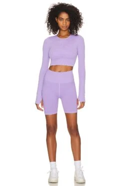 Spiritual Gangster Serene Twist Back Top Cool Violet -FREE PEOPLE || Nike || Steve Madden Sales Store SPRG WS349 V4