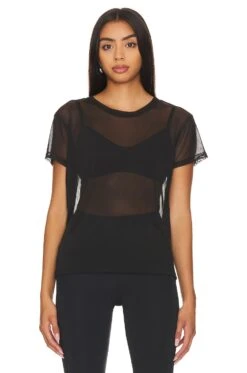 The Knox Mesh Tee Black