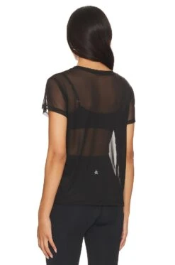 The Knox Mesh Tee Black -FREE PEOPLE || Nike || Steve Madden Sales Store STRR WS43 V3