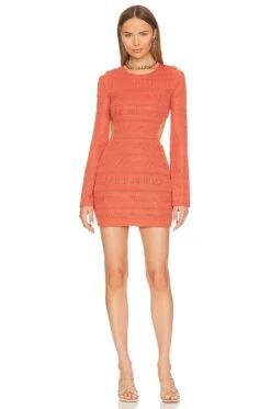 Coco Mini Dress Salmon