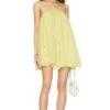 Claudia Mini Dress Yellow