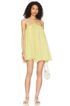 Claudia Mini Dress Yellow