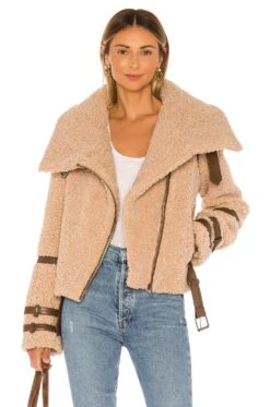 Bailey Moto Jacket Camel