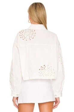 Valentina Embroidered Jacket White -FREE PEOPLE || Nike || Steve Madden Sales Store TULA WO207 V4