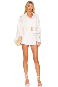 Valentina Embroidered Jacket White -FREE PEOPLE || Nike || Steve Madden Sales Store TULA WO207 V5