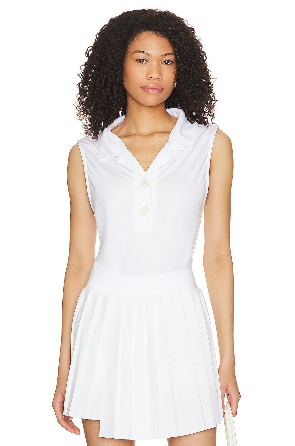 Varley Caine Polo White 1 Varley Caine Polo White