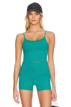 LoungeWell Ripley Tank Lake Teal Heather