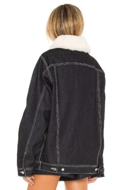 Oversized Faux Fur Jacket Deep Indigo -FREE PEOPLE || Nike || Steve Madden Sales Store WWWR WO3 V4