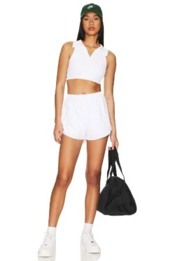 Terrian Shorts White -FREE PEOPLE || Nike || Steve Madden Sales Store YEAR WF28 V4