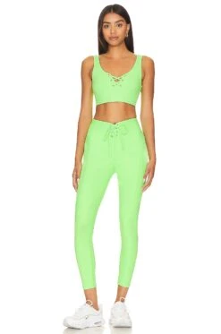 Ribbed Football Legging Neon Kiwi -FREE PEOPLE || Nike || Steve Madden Sales Store YEAR WP131 V4