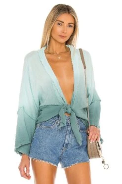 Francesca Top Ocean Bay Ombre